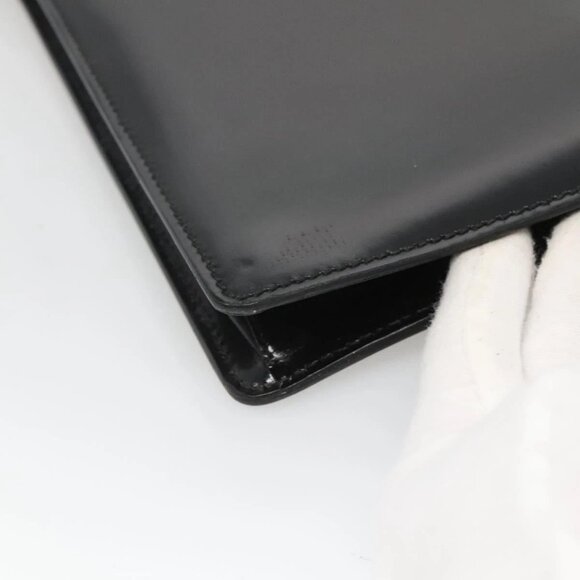 GUCCI Document case Patent leather Black Auth am8564 - Picture 8 of 16